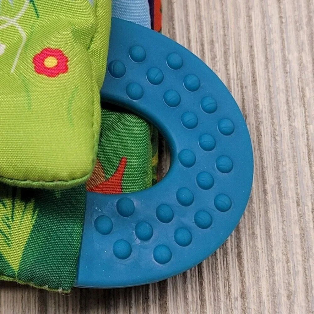 Kane Miller Soft Book Baby Multicolor Fox Owl Rattle Teether Set of 2